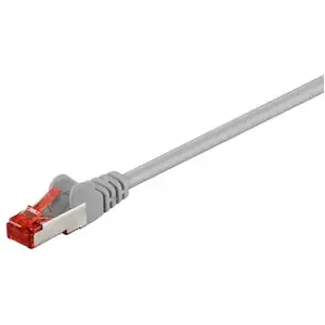 Goobay 1m CAT 6 Patchkabel, S/FTP (PiMF), Grau