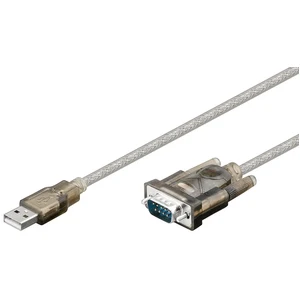 Goobay USB 2.0 Adapterkabel, USB-A Stecker > Seriell RS-232 Stecker