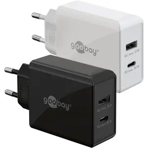 Goobay USB-C PD Dual-Schnellladegerät 30 Watt