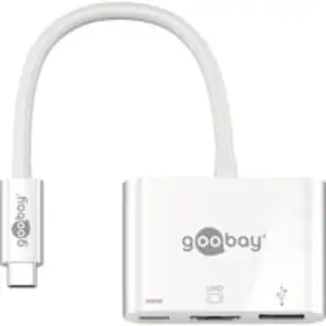 Goobay USB 3.2 Gen 1 Multiport-Hub, USB-C Stecker > USB-A + USB-C + HD... günstig