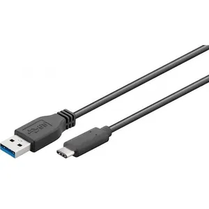 Goobay USB 3.0-Stecker (Typ A) > USB 3.1-Stecker (Typ C) [1m schwarz]