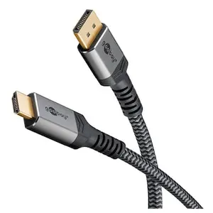 Goobay Plus DisplayPort  auf HDMI  Kabel (4K@60Hz), 5.0m