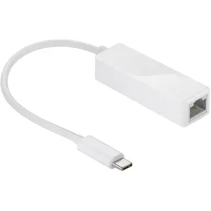 Goobay USB C Adapter (USB-C, RJ45 Gigabit Ethernet (1x)), Netzwerkadapter, Weiss günstig