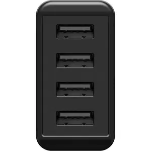 goobay 30W 4x USB-A Ladegerät, schwarz