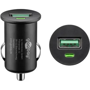goobay 18W USB-A Kfz-Ladegerät, schwarz günstig