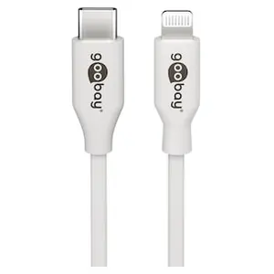 Goobay Lightning - USB-C Kabel, 1,0 m, weiß