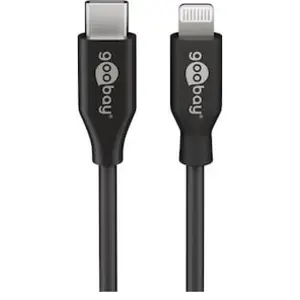 Goobay Lightning - USB-C Kabel, 2,0 m, schwarz