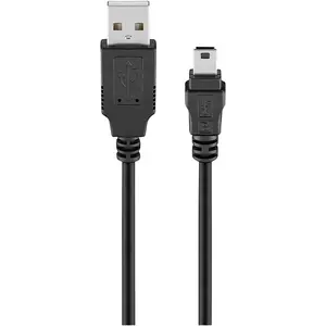 Goobay USB A   Mini USB B (5 m, USB 2.0), USB Kabel günstig