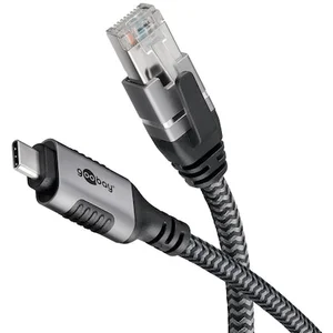 Goobay Ethernet-Kabel USB-C  3.1 auf RJ45, 1 m