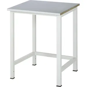 Rau Werktisch Stahlblechbelag-Platte BxTxH 750x800x825 mm