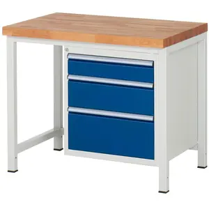 RAU, Werkbank + Arbeitsbock, Werkbank Serie 8159 (100 cm, 70 cm)