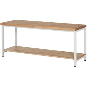RAU, Werkbank + Arbeitsbock, Werkbank Modell 8000 mit Ablageboden BxTxH 2000x700x840mm (200 cm, 70 cm)