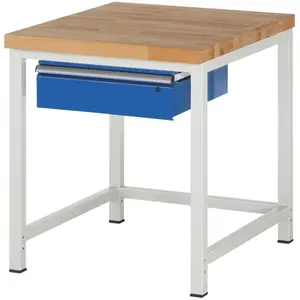 RAU, Werkbank + Arbeitsbock, Werkbank BxTxH 750x900x840 mm (75 cm, 90 cm)