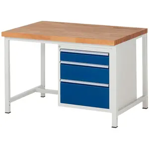 RAU, Werkbank + Arbeitsbock, Werkbank Serie 8159 (125 cm, 90 cm)