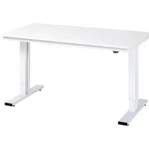 RAU, Werkbank + Arbeitsbock, Arbeitsplatz, höhenverstellbar (150 cm, 80 cm)