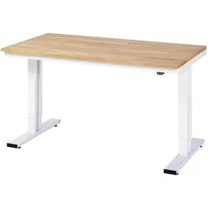 RAU, Werkbank + Arbeitsbock, Arbeitsplatz, höhenverstellbar (150 cm, 80 cm)