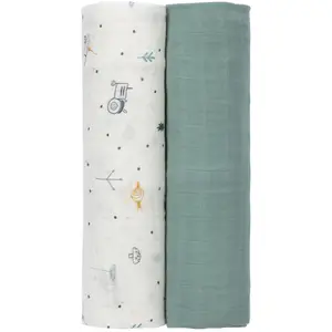 Lässig 2er-Pack Mullwindeln Heavenly Soft Swaddle XL 120x120 cm günstig