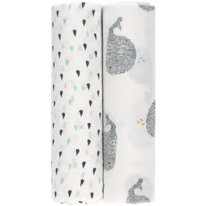 Lässig 2er-Pack Mullwindeln Heavenly Soft Swaddle XL 120x120 cm günstig