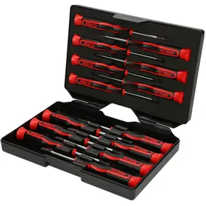 KS Tools, Schraubenzieher, Feinmechanik-Schraubendreher-Satz PH, Schlitz, Torx, 14-tlg (Phillipps-Kreuzschlitz (PH), Schlitzschrauben, TX) günstig