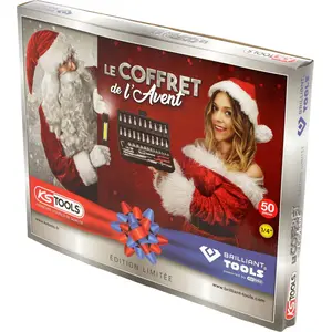 KS Tools Adventskalender: 50-teiliges Werkzeug-Set für Heimwerker und Profis