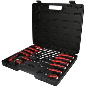 KS Tools, Schraubenzieher, ERGOTORQUEmax Schlagkappen-Schraubendreher-Satz, 13-tlg (Innenvierkant) günstig