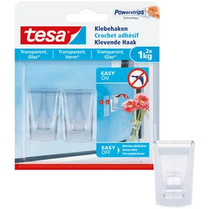 tesa Klebehaken 2 cm x 5.5 cm transparent günstig