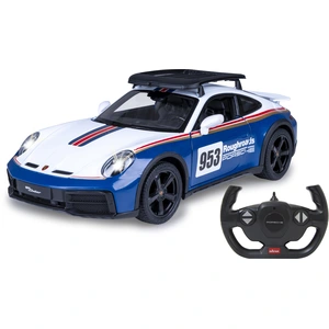 JAMARA Porsche 911 Dakar Performance 1:14 blau 2,4GHz Tür manuell
