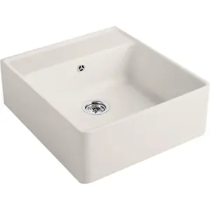 Villeroy & Boch Spülstein Einzelbecken in Crema CeramicPlus günstig