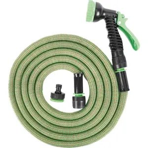 floraworld Gartenschlauch verl. bis 20m Classic Inkl. Armaturen-Set Ku...