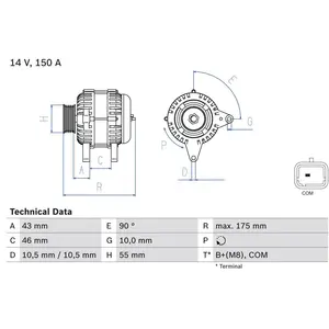 BOSCH Generator 0 986 082 240 günstig