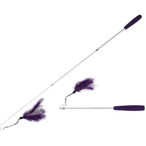 Teleskopische Angelrute für Katzen Ebi Lila 35/95 cm günstig
