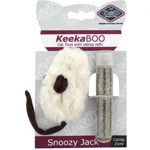 3x EBI D&D Keekaboo Snoozy Jack Catnip (Plüschspielzeug Katze), Katzenspielzeug günstig