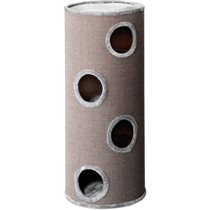 Katzenmöbel Cat-Dome Extreme 120, 50 x 50 x 120 cm Plüsch hellgrau günstig