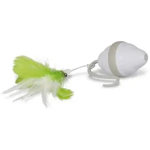 EBI Speedy mouse, 13.5x12.5x6.8 cm, weiss/grün (Spielmaus Katze), Katzenspielzeug günstig