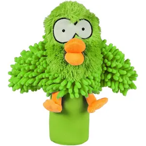 Coockoo "Toy" Flaschenpresse 27 cm "Grün" (Plüschspielzeug Hund), Hundespielzeug günstig