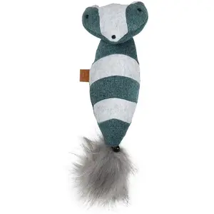 D&D Rocco Catnip Washbär, 40 x 11 cm, blau (Plüschspielzeug Katze), Katzenspielzeug günstig
