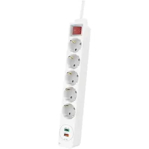 Hama Steckdosenleiste, 5-fach, USB-C/USB-A-Buchse, PD/Fast Charge max. 18W, WS (00133758) günstig