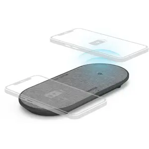 Hama Wireless Charger QI-FC10 DUO, 10 W, Schwarz günstig