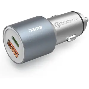 Hama 00125127, Auto, Zigarettenanzünder, Grau, Metallisch günstig