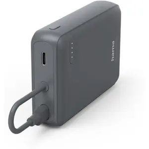 Hama Power Pack Travel, 10000mAh, 2xUSB-C, mit Kabel günstig