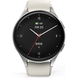 Hama Smartwatch 8900GPS, Silb., AMOLED 43 mm, Alexa