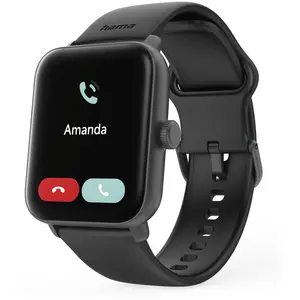 Hama Smartwatch 6010 GPS, 44 mm, Telefonfunktion, Schwarz