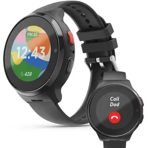 Hama Smartwatch Kids m. GPS, SOS-Taste, Telefon, Black