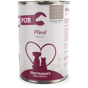 HERRMANN'S MANUFAKTUR Hundefutter: Reines Pferdefleischfutter für Hund...
