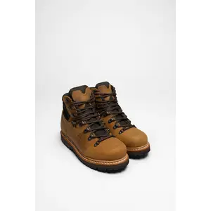 Hanwag 1114-44 Bergler Nuss Bergstiefel Vibram Leder Nubuklerder Braun