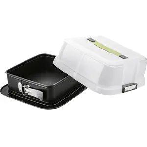 Zenker Springform 24x24 Bake,Click&Go, Backform, Schwarz