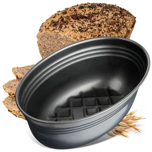 Zenker Brotbackform Brotlaibform oval antihaftbeschichtet 26 x 16 x 9 ...