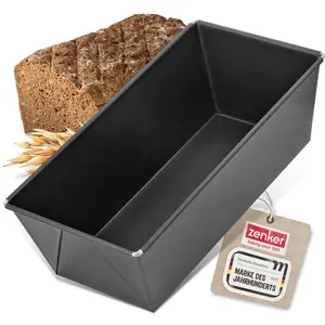 Zenker Brotbackform antihaftbeschichtet, Länge: 300 mm, Backform, Schwarz