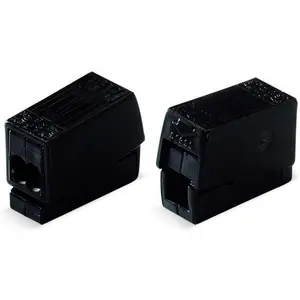 Wago, Kabelverbindung, 224 Leuchtensteckverbinder, Stecker, 24A, Schwarz, 0.5 2.5 mm² günstig