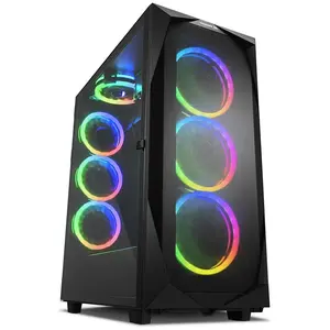 Sharkoon PC Gehäuse REV300 RGB Black ATX schwarz